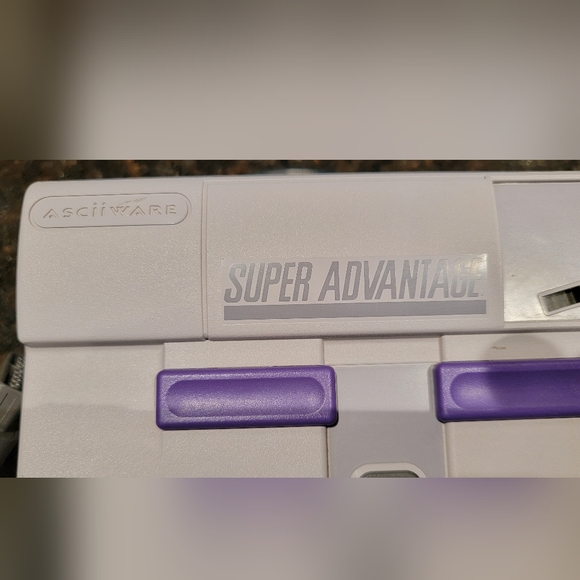 Super Nintendo SNES Asciiware Advantage Arcade Joystick Controller Model 4910 - Picture 2 of 3